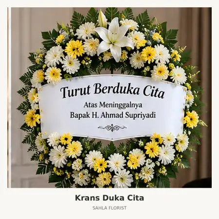 Krans Bunga Duka Slawi